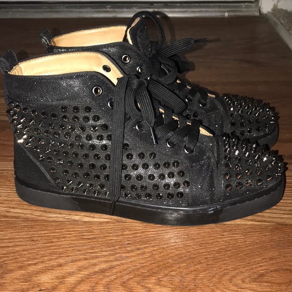 Christian Louboutins Spike Sneakers - Picture 2 of 3